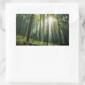 Bamboe Forest Rechthoekige Sticker (Tas)