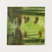 Bamboe Forest Traditional Chinese Painting Wandkleed (Voorkant (horizontaal))