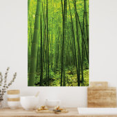 Bamboe Forest - Zen Art (artikel 2 van 3) Poster (Keuken)