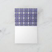 Bamboe & Grosgrain Monogrammed Note Kaarten (Binnen)