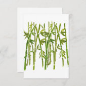 Bamboe Group Stems Bedankkaart (Voorkant / Achterkant)