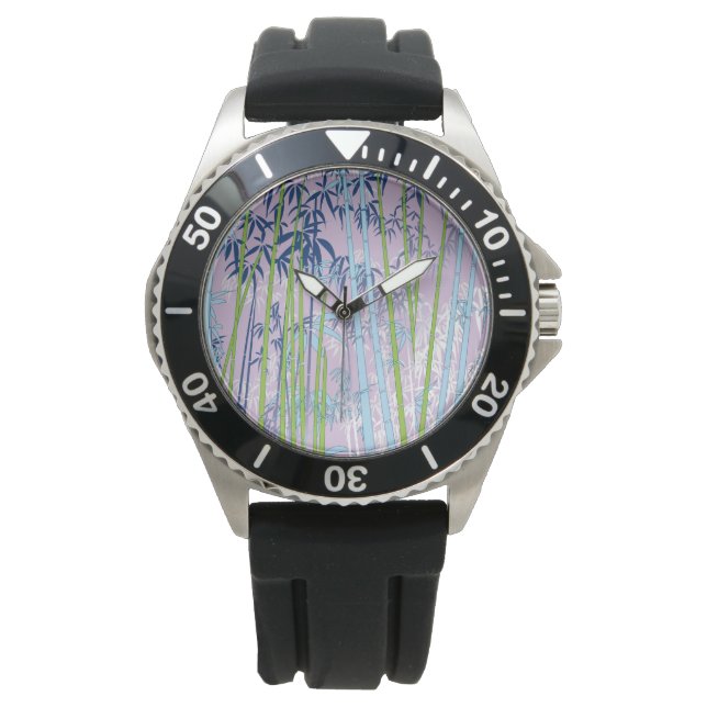 Bamboe Horloge (Voorkant)