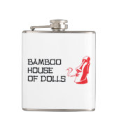 Bamboe House of Dolls Flask Heupfles (Voorkant)
