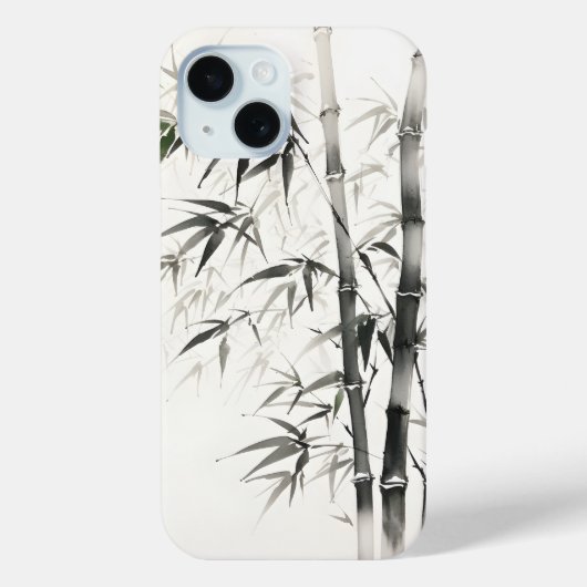 Bamboe inkt schilderij Case-Mate iPhone case (Achterkant)