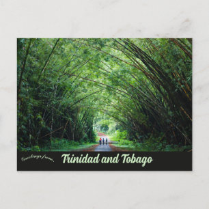 Bamboe kathedraal Trinidad en Tobago Briefkaart
