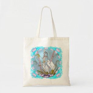Bamboe Kraanvogels Tote Bag