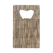 Bamboe Kredietkaart Flessenopener (Voorkant)