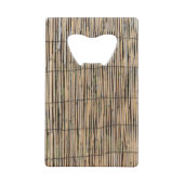 Bamboe Kredietkaart Flessenopener (Achterkant)