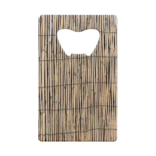 Bamboe Kredietkaart Flessenopener (Achterkant)