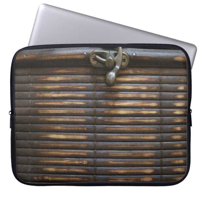 Bamboe-laptop Hoesje Laptop Sleeve (Voorkant)