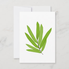 Bamboe Leaves Bedankkaart