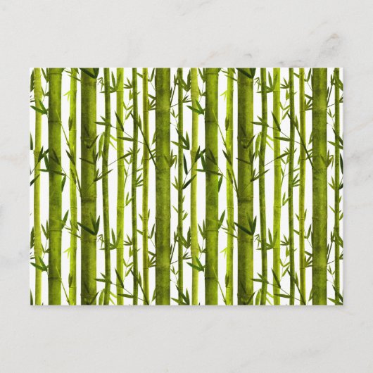 Bamboe Lessons Briefkaart (Voorkant)