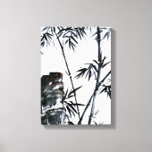 Bamboe met Stone Canvas Afdruk (Voorkant)