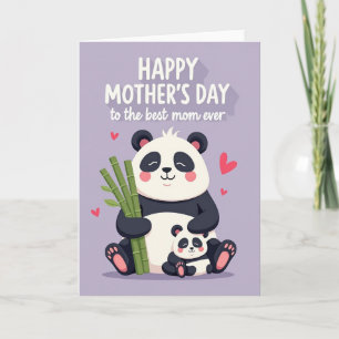 Bamboe Moederdag Liefde Kaart