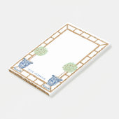Bamboe & Olijf Topiary | Chinoiserie Post-it® Notes (Schuin)