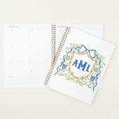 Bamboe & Olive Topiary Crest | Monogram Planner (Display)