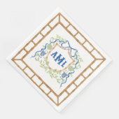 Bamboe & Olive Topiary Crest | Monogram Servet (Hoek)