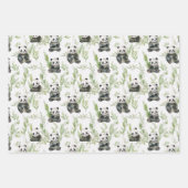 Bamboe Panda inpakpapier (Voorkant 3)