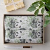 Bamboe Panda Tissue Papier (Geschenk)