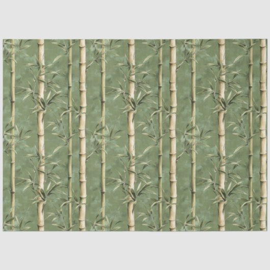 bamboe patroon decoupage tissuepapier (Voorkant)