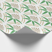 Bamboe Pattern Cadeaupapier (Hoek)