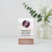 Bamboe Pictogram Visitekaartje (Staand voorkant)