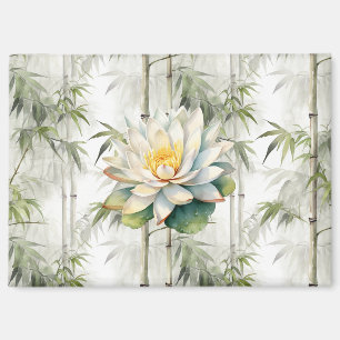 Bamboe Sereniteit Lotus Magneet