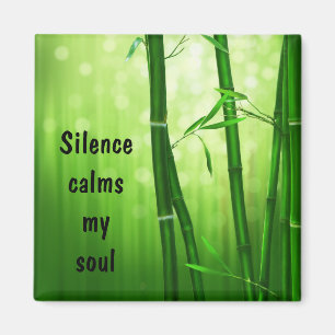 Bamboe - Silence Calms My Soul Magneet