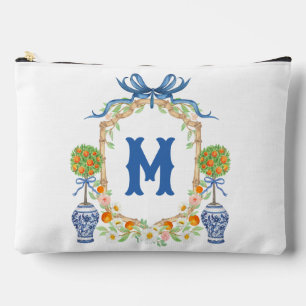 Bamboe & Sinaasappel Topiary Crest   1-letter mono Etui