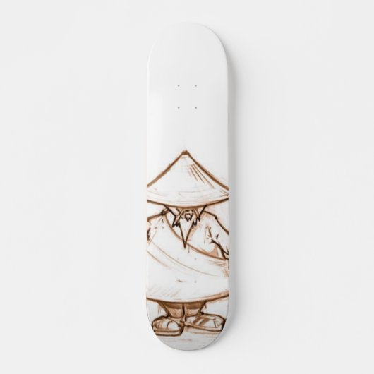 Bamboe Skateboard (Voorkant)