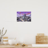 Bamboe speertank. poster (Keuken)