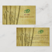 Bamboe-stijl Visitekaartje (Voorkant / Achterkant)