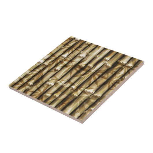 bamboe tegeltje (Zijkant)