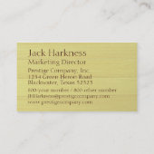 Bamboe Texture Visitekaartje (Achterkant)