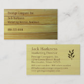 Bamboe Texture Visitekaartje (Voorkant / Achterkant)