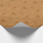 Bamboe Toast Wood Grain look Cadeaupapier (Hoek)