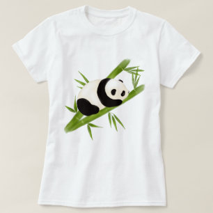 Bamboe Tree Panda Beer T shirt