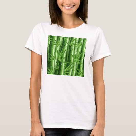 Bamboe, vers, met dew T-Shirt (Voorkant)