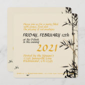 Bamboe viert Vietnamese nieuwjaarsfeest SFC Aankondiging (Voorkant / Achterkant)