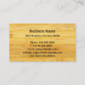 Bamboe Visitekaartje (Achterkant)