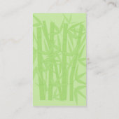 Bamboe Visitekaartje (Achterkant)