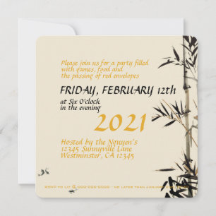 Bamboe vist Vietnamese nieuwjaarspartij SFC Aankondiging