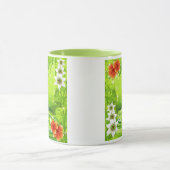 Bamboe, water en tropische bloemen mok (Midden)