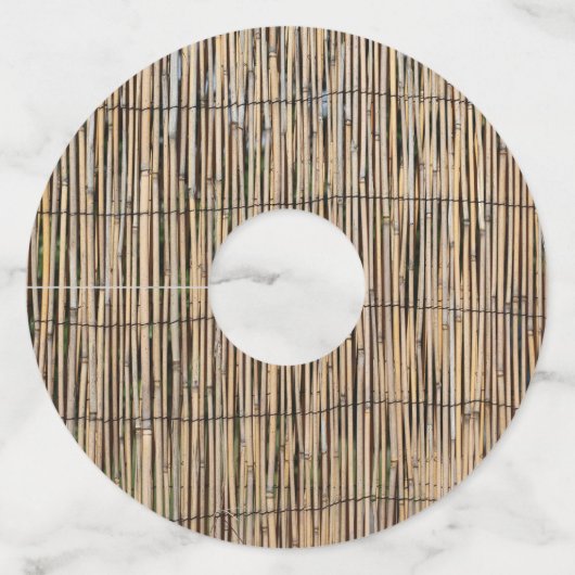 Bamboe Wijnglaslabel (Achterkant)