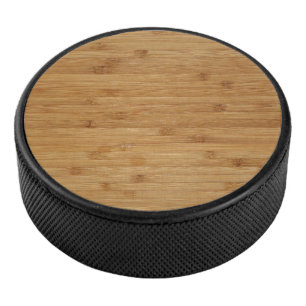 Bamboe Wood Texture Kijk Hockey Puck