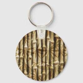 Bamboe Wood Textuur Sleutelhanger