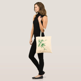 Bamboe zeefgedrukte milieuvriendelijke boodschappe tote bag