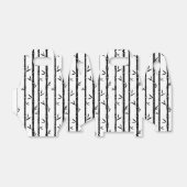 Bamboe Zwart en Wit Custom Bedankdoosjes (Uitgevouwen)