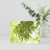 Bamboebladeren Briefkaart (Staand voorkant)