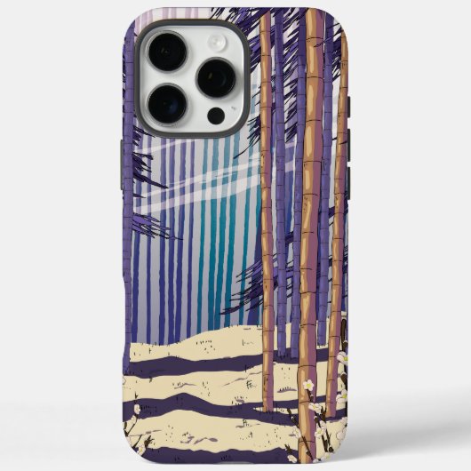 Bamboebos Case-Mate iPhone Case (Achterkant)